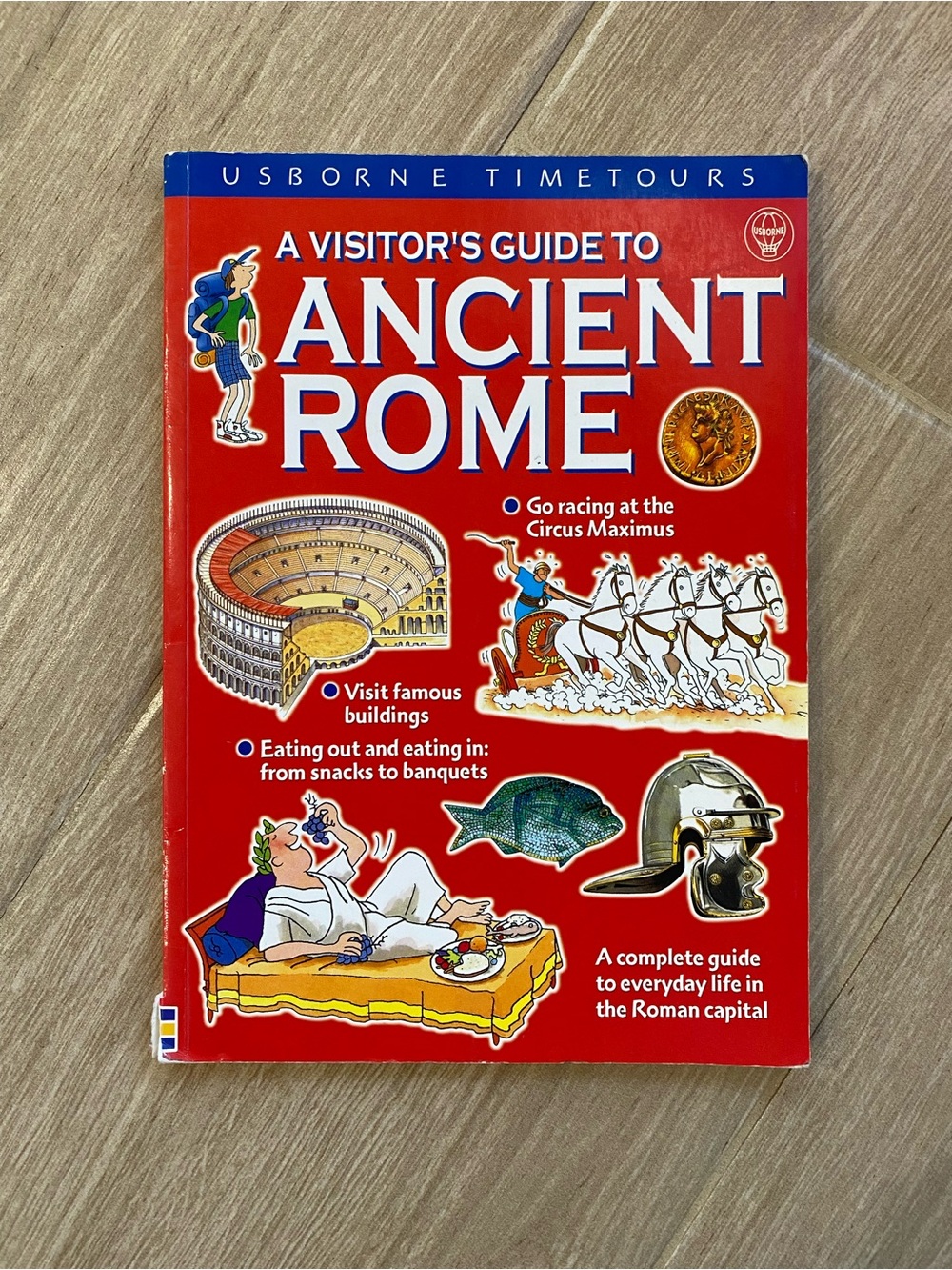 Usborne Time Tours A Visitor's Guide to Ancient Rome Paperback History Book⁠